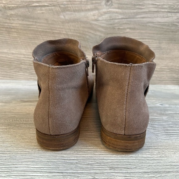 Steve Madden Fannia brown leather slip on ankle boot with inside zipper size 9.5 - Picture 6 of 13